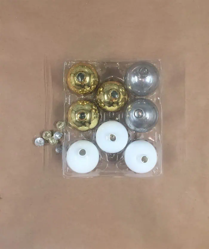 remove tops from ornaments remove tops from ornaments