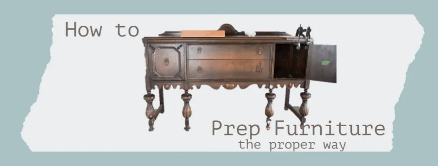 How to properly prep furniture Properly prep furniture graphic