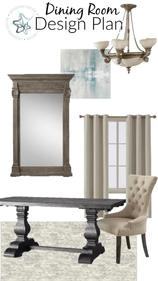 Dining Room Design Board