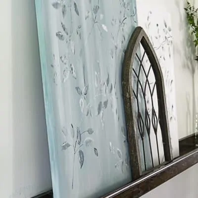 Make an easy DIY art canvas for painting