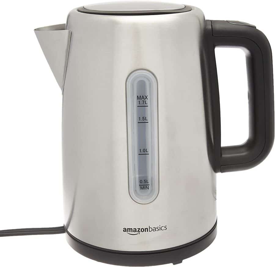 Meison electric kettle stainless steel 1.0L new in open box