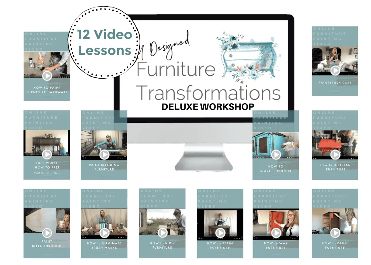 Deluxe Furniture Painting 101- DIY Furniture Transformations