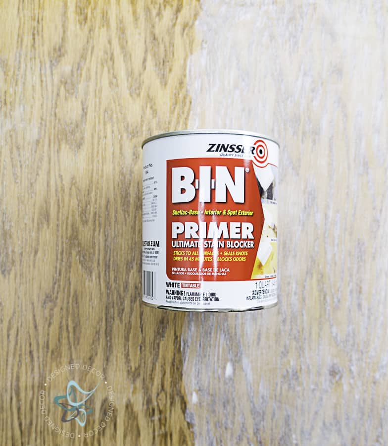 image of a can of Zinsser primer