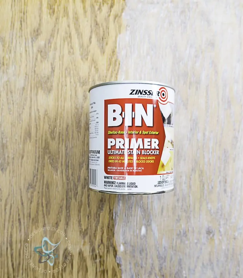 image of a can of Zinsser primer