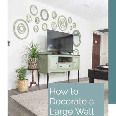 How to Decorate a Large Wall!