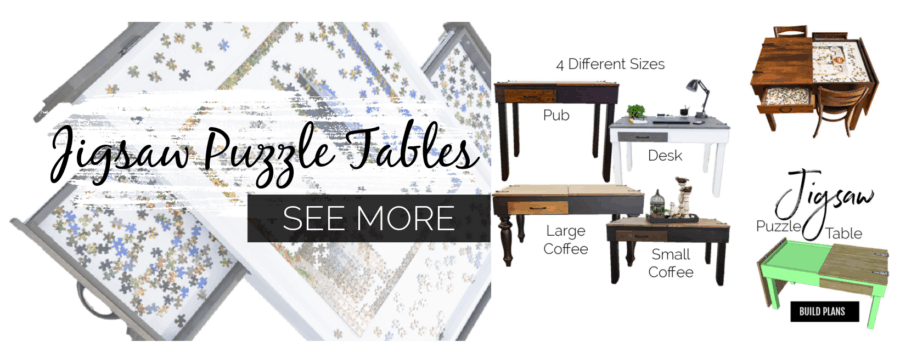 Built a puzzle table / coffee table  Coffee table plans, Puzzle table, Diy  coffee table