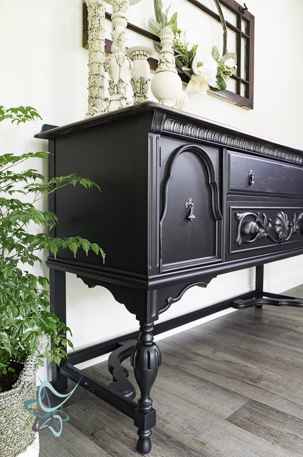 Black Painted Furniture-Make this Simple Update to Furniture