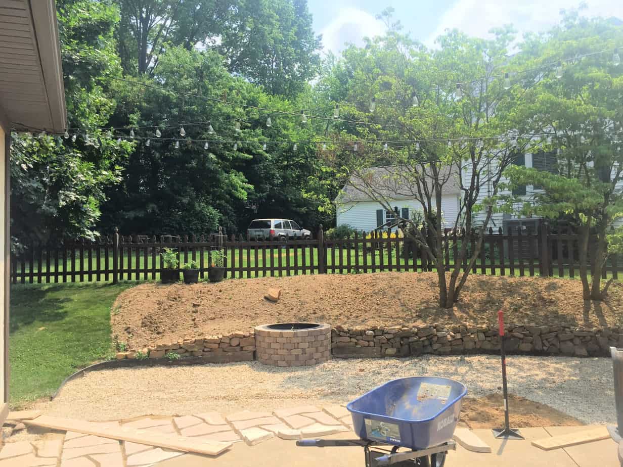 Revealing a creative DIY patio extension with pavers Designed Decor