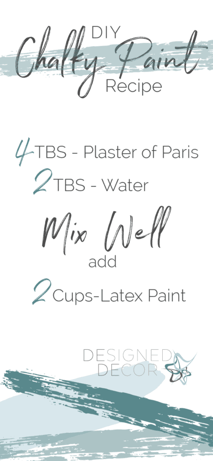 How To Make Chalk Paint with Plaster of Paris - Easy Recipe