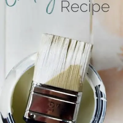 Make your own easy DIY Chalk Paint Recipe for Furniture!