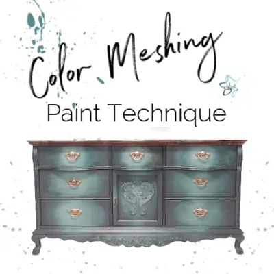 Color Meshing Paint Technique