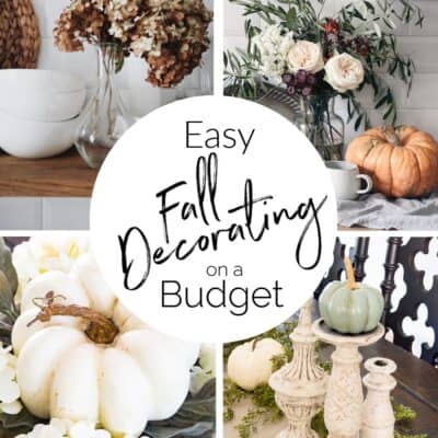 Easy fall decorating tips on a budget