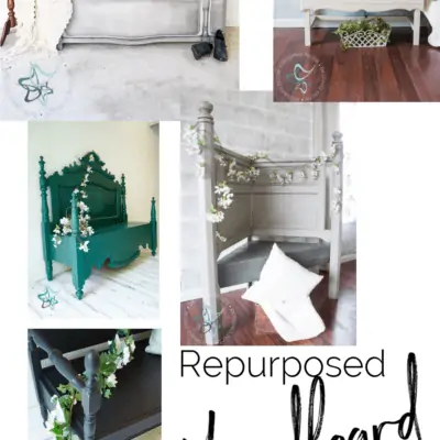 How to turn a Headboard into a bench, 9 different styles