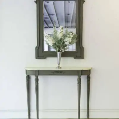 Diy painted entryway table for an easy makeover