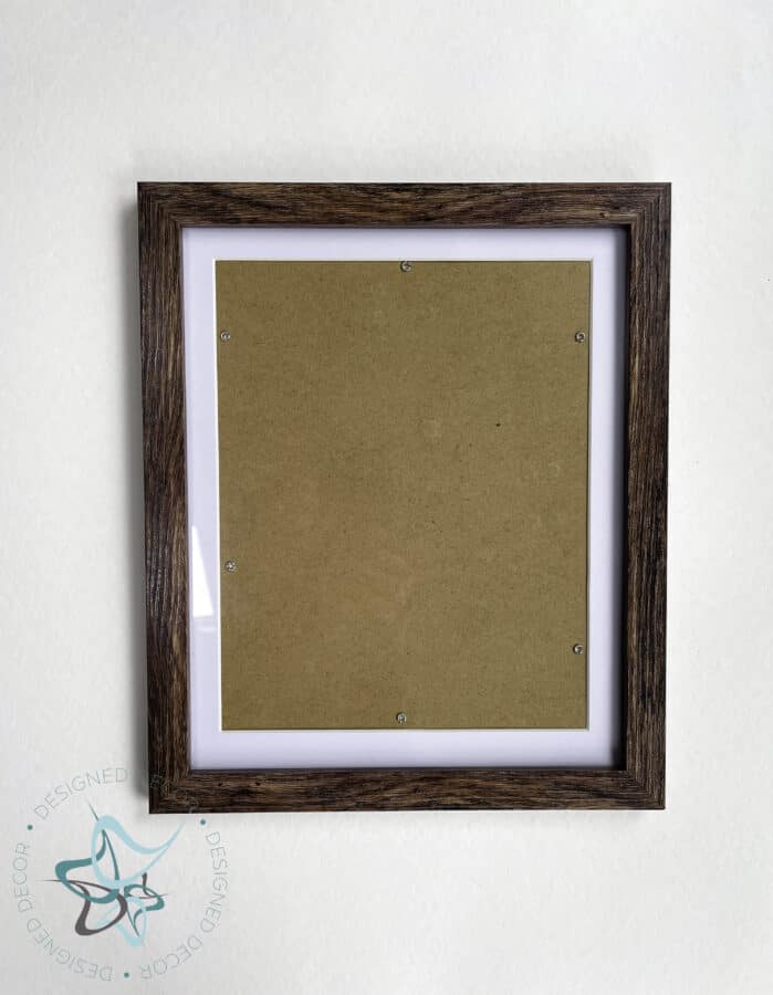 empty picture frame