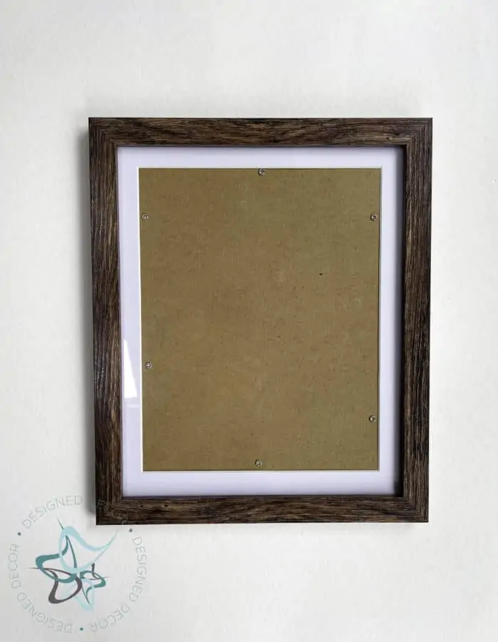 empty picture frame