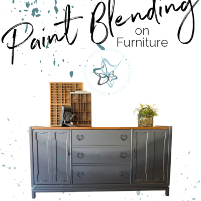A video tutorial to easily blend paint on furniture