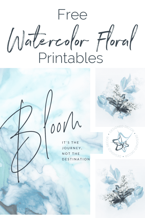 image of watercolor floral prints