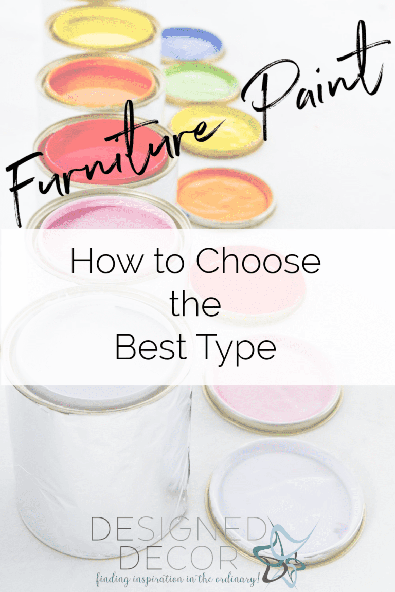 Furniture Paint TypesHow to choose the best type Designed Decor