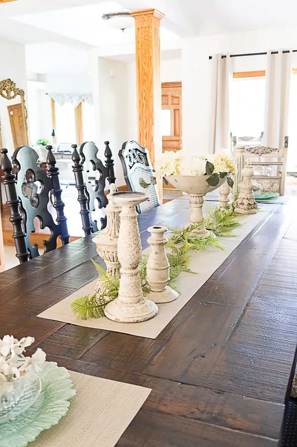dining room table decor