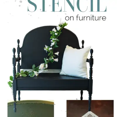 Raised Stenciling-How to make a dresser look like Wood Carving!