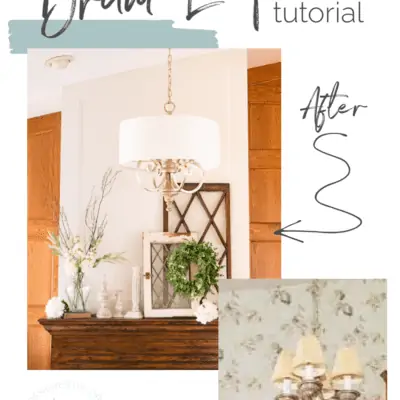 How to make a DIY drum lampshade