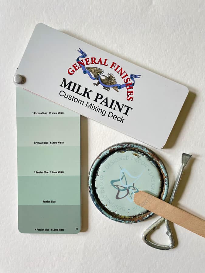 Mixing Budget Chalk Paint for a High End Color 