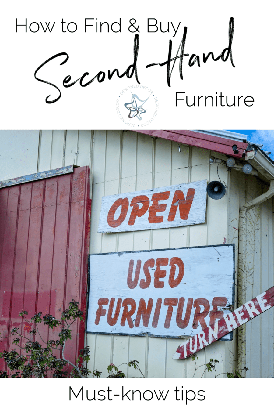 Must Know Tips To Find And Easily Buy Second-hand Furniture - Designed ...