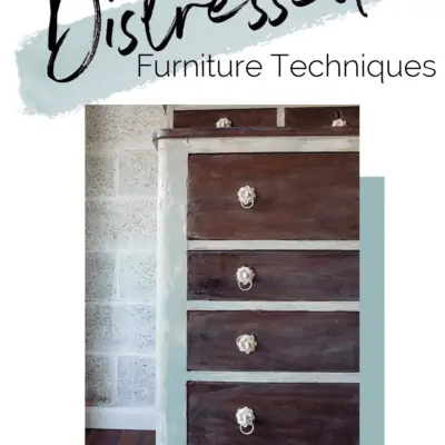 How to easily distress furniture like a pro with 5 techniques!