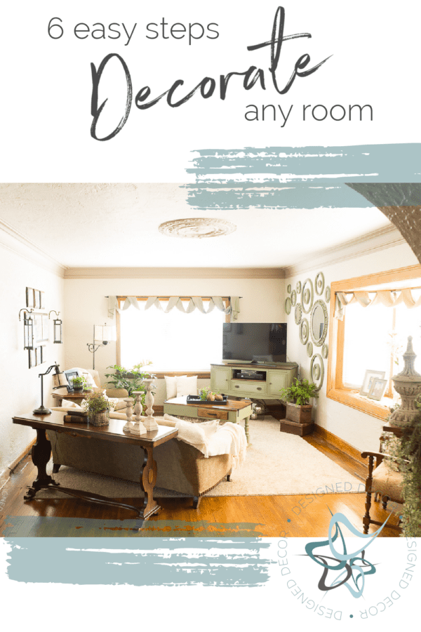 6 easy steps to follow when decorating a room