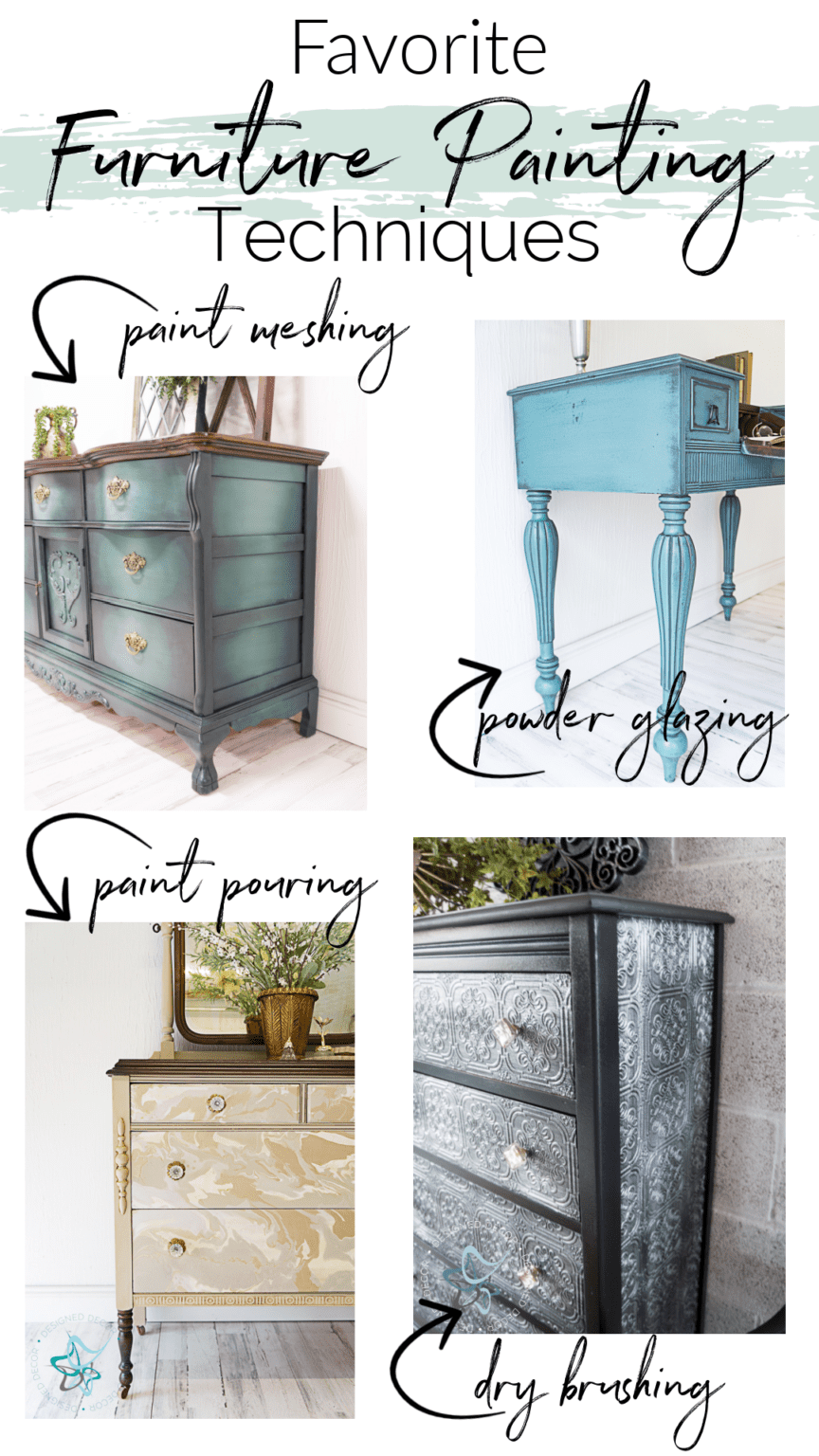 8 Favorite furniture painting techniques that you will love.