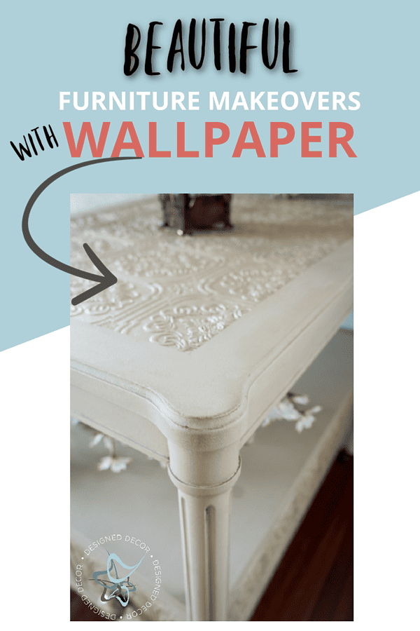 furniture makeovers with wallpaper