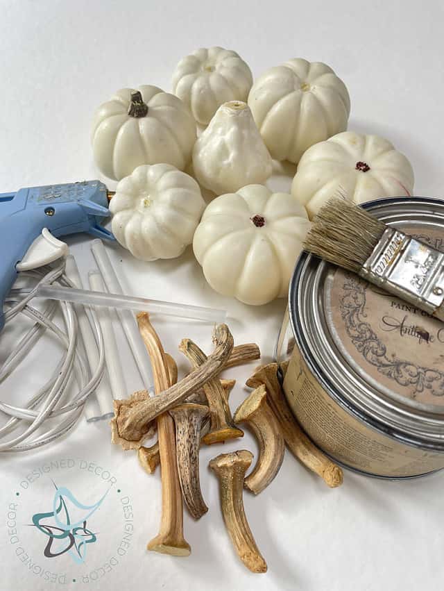 How to paint faux pumpkins to be beautiful heirloom pumpkins Designed