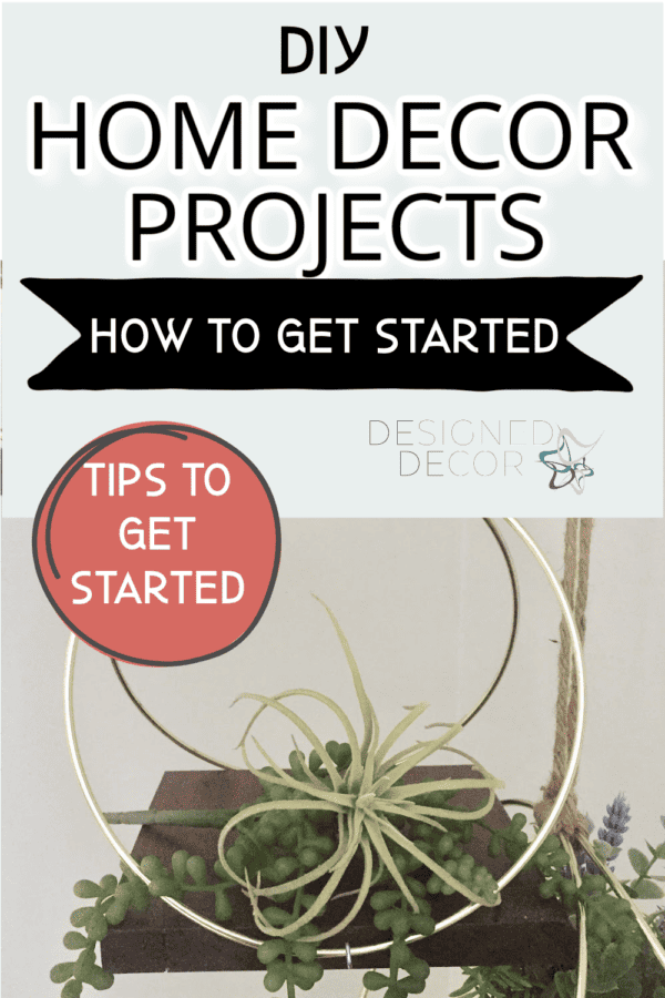 Beginners guide to DIY home decor projects