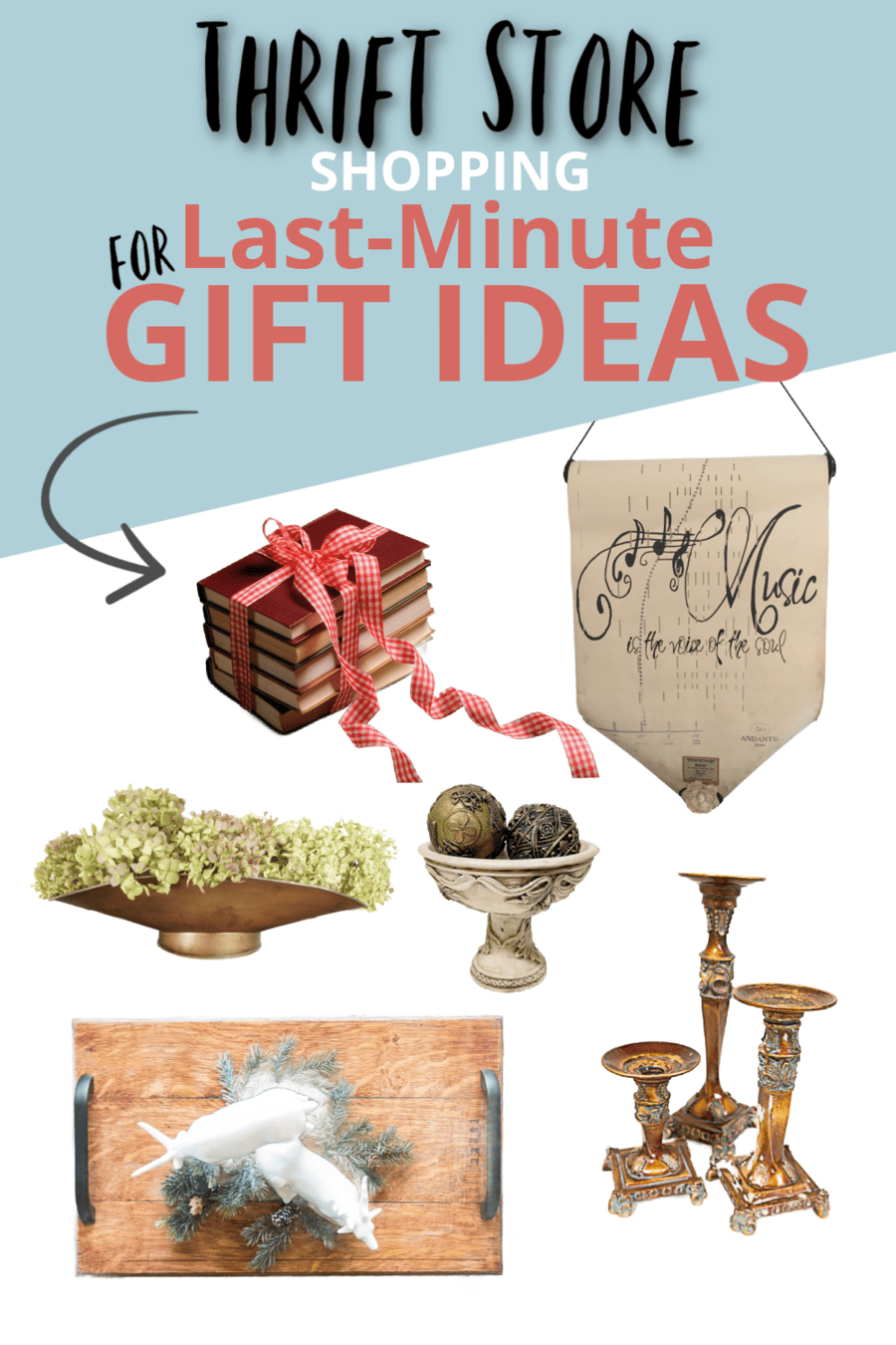 Last Minute Secondhand and Thrift Store Gift Ideas! Designed Decor