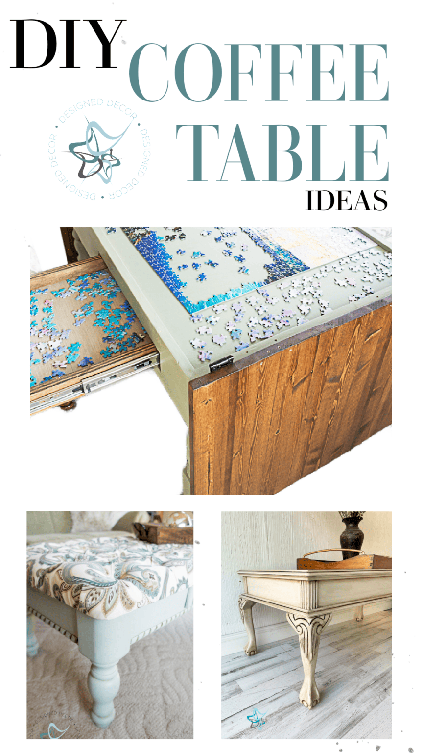 DIY Easy Coffee Table Makeover Ideas- Transform Yours Now