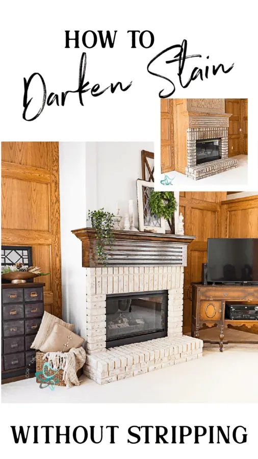 How to darken wood without stripping graphic