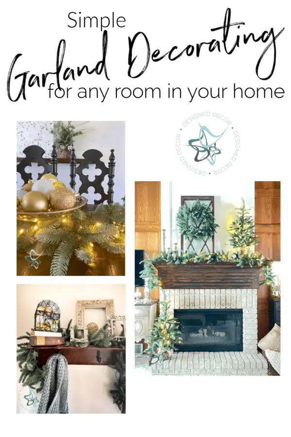 Christmas Decorating with Garland graphic