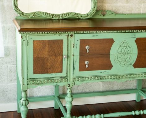 Chalk Paint Buffet Table