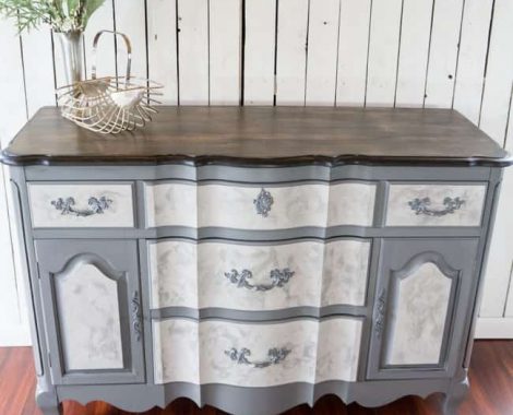 French Provncial Buffet- Lime Paint - Le Chaux- Maison Blanche Paint-3