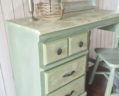 La Chaux-French Lime Paint-Printemps-Desk Makeover-3